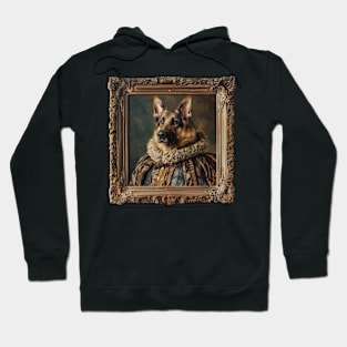 Renaissance German Shepherd Frame Hoodie